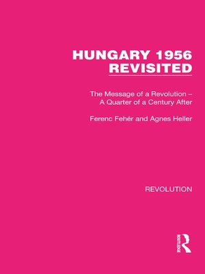 cover image of Hungary 1956 Revisited